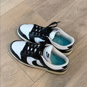 Nike Black and White Low-Top Sneakers